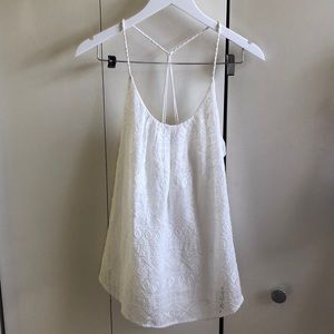 NWT Lucky GEO Embroidered Strappy Tank
